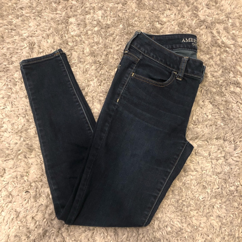 American Eagle Dark Wash Jeggings